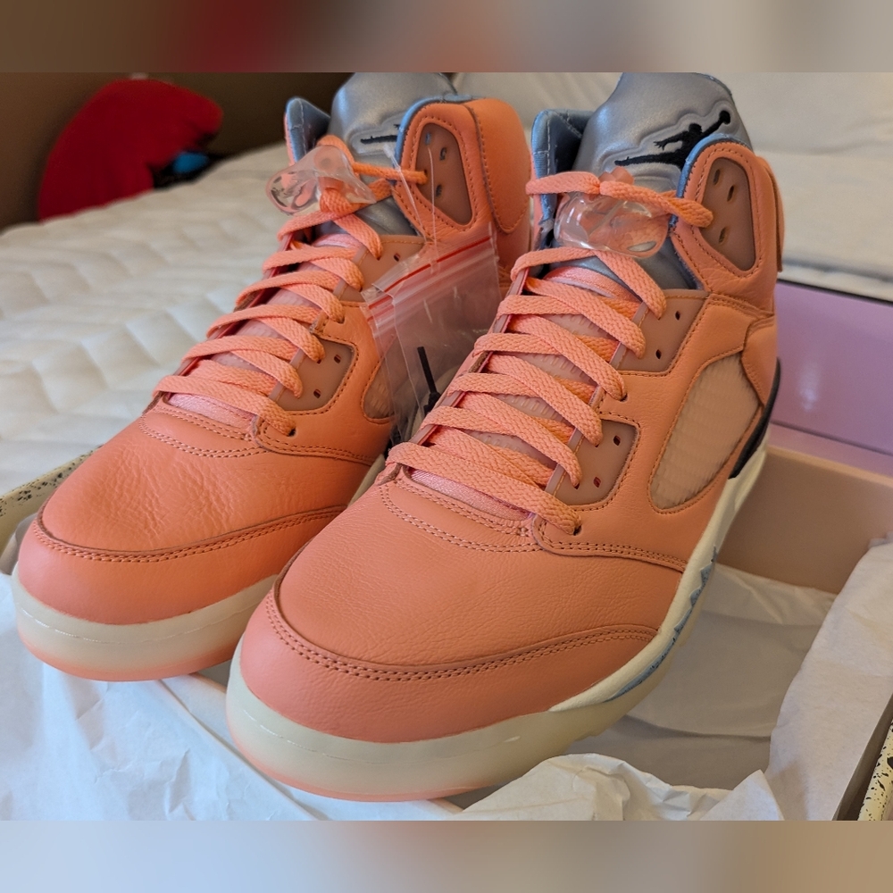 DV4982-641 Nike Air Jordan 5 Retro DJ Khaled We The Best Crimson Bliss (Men's) - Picture 13 of 16